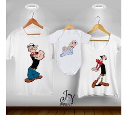 Tris T-shirt/body  Popeye