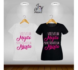 T-shirt Wedding Mojito no marito