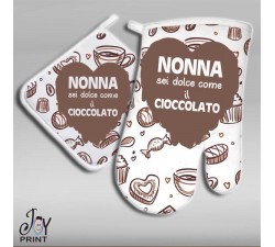 Set Presina e Guantone chocolate