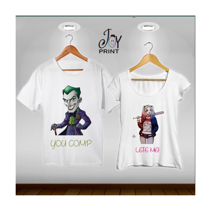 Coppia di tshirt Joker