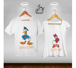 Coppia di tshirt Paperino