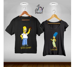 Coppia di tshirt Simpson