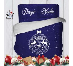 Copripiumino con Federe Natale Ball