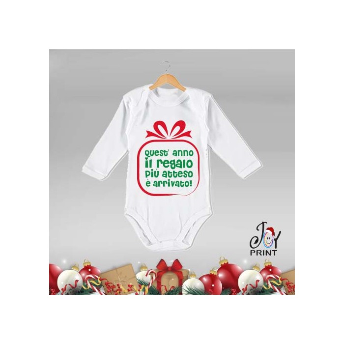 Body Neonato Personalizzato Natalizio Gift