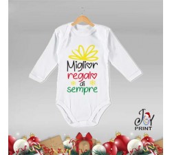 Body Neonato Personalizzato Natalizio Miglior Regalo