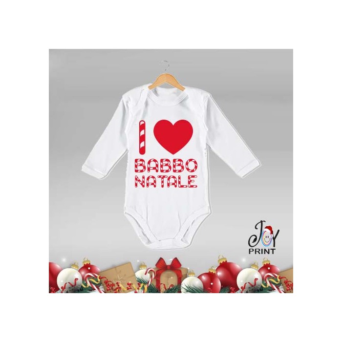 Body Neonato Personalizzato Natalizio Amore