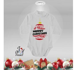 Lupetto Neonato Personalizzato Natalizio Christmas Ball