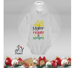 Body Lupetto Neonato Personalizzato Natalizio Miglior Regalo