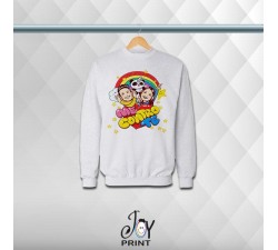 Felpa Bambino Personalizzata Me Contro Te Colore Bianco Taglia 3 4 anni