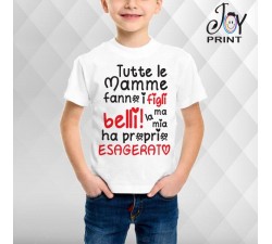 T Shirt bambino Festa della Mamma Brava Mamma