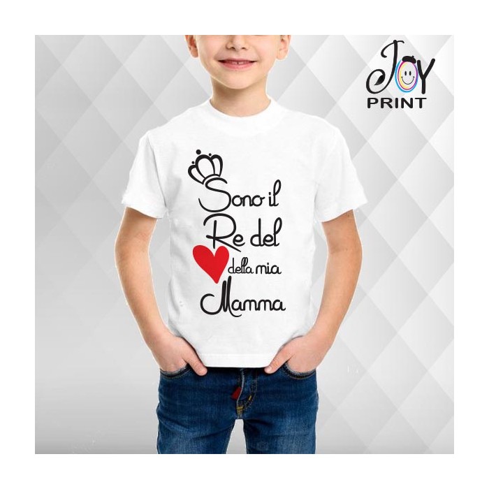 T Shirt bambino Festa della Mamma Baby King