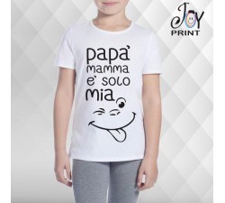 T Shirt bambino Festa della Mamma La Mamma è Mia