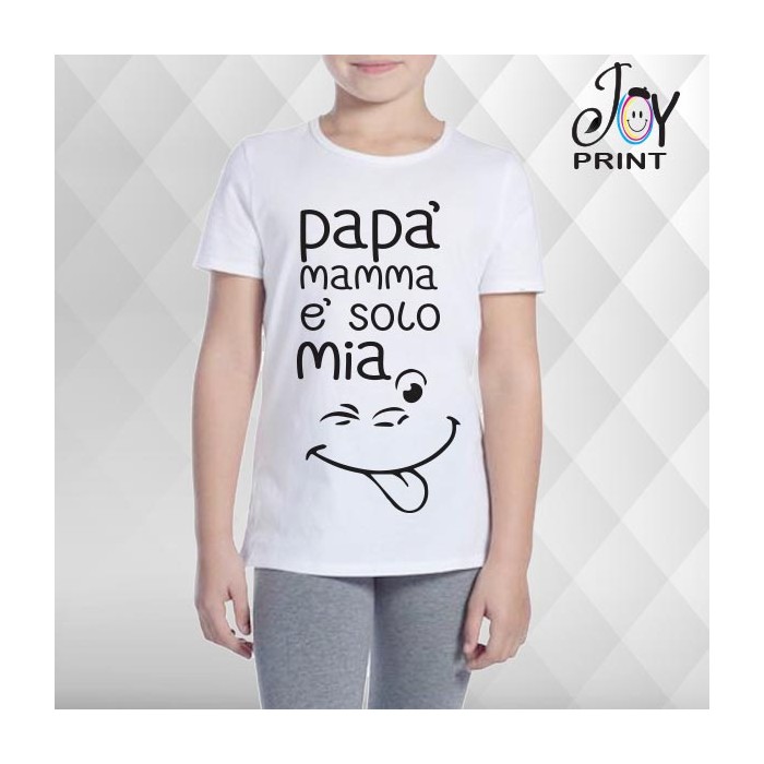 T Shirt bambino Festa della Mamma La Mamma è Mia