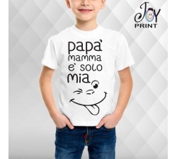 T Shirt bambino Festa della Mamma La Mamma è Mia