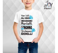 T Shirt bambino Festa della Mamma La Mamma&i gioielli