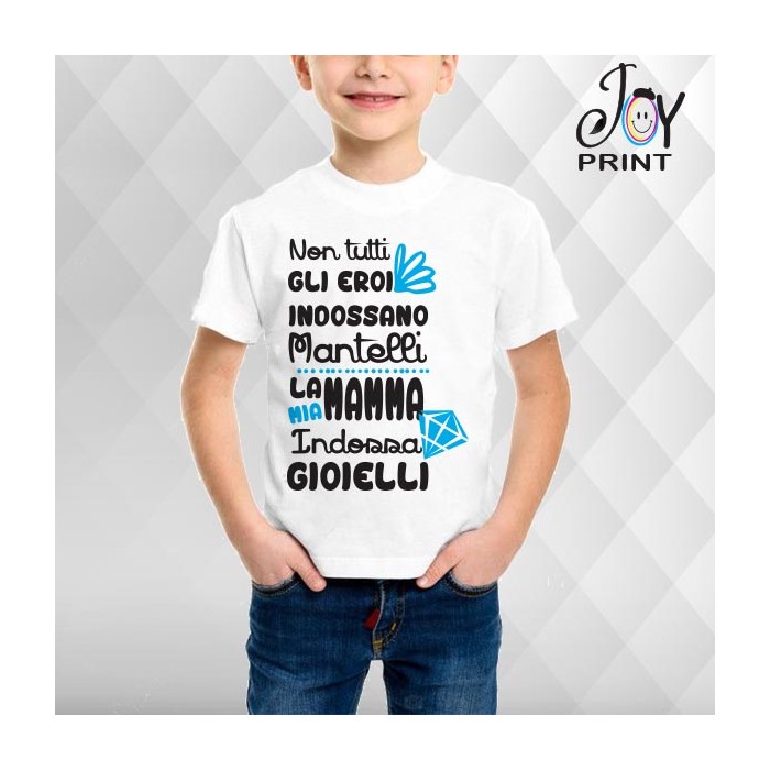 T Shirt bambino Festa della Mamma La Mamma&i gioielli