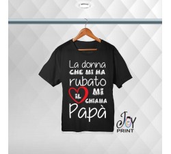 T-shirt Personalizzata festa del papà Cuore - idea regalo