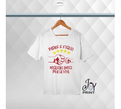 T-shirt Uomo Personalizzata festa del papà Amici