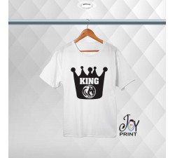 T-shirt Uomo Personalizzata Crown King