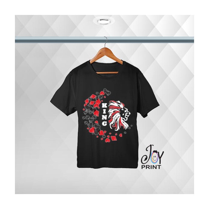 T-shirt uomo Personalizzata Poker King