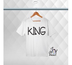 T-shirt uomo Personalizzata Heart King