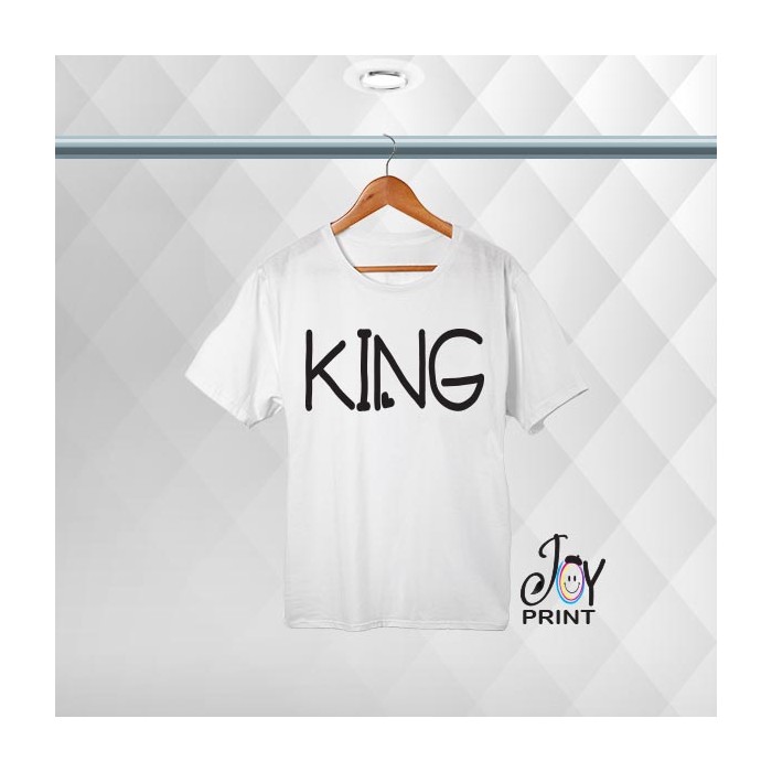 T-shirt uomo Personalizzata Heart King