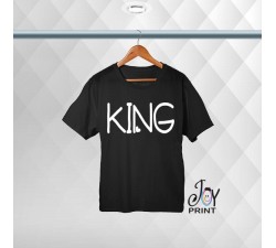 T-shirt uomo Personalizzata Heart King