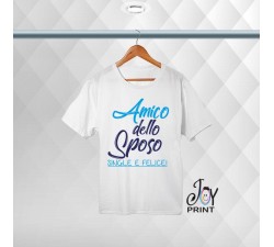 T-shirt uomo Wedding Amico dello sposo