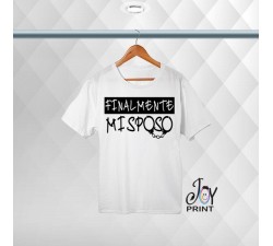 T-shirt Uomo Wedding Incastrato