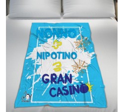Plaid Personalizzato Festa dei Nonni Gran Casino