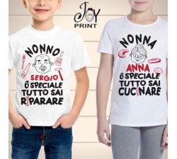 T Shirt bambino Festa dei Nonni Tutto Fare