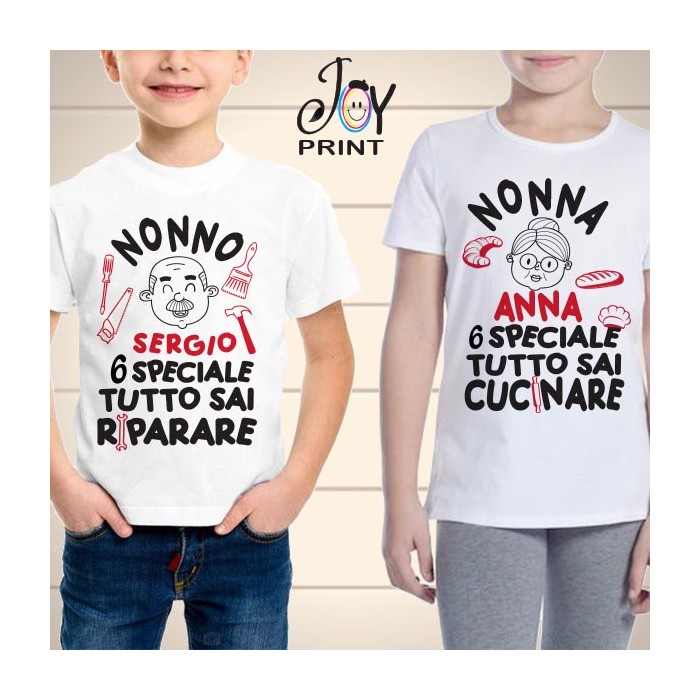 T Shirt bambino Festa dei Nonni Tutto Fare