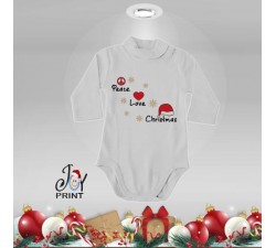 Body Lupetto Neonato Personalizzato Natalizio Aria di Natale Idea Regalo