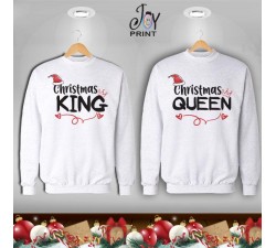 Coppia di felpe Personalizzate Natale Christmas Royals Idea Regalo