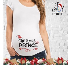 Maglia Premaman Personalizzata Natalizia Christmas Royals Idea Regalo