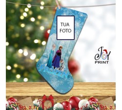 Calza Befana Personalizzata Con Foto Idea Regalo Frozen