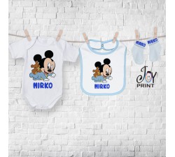 Set baby personalizzato topolini