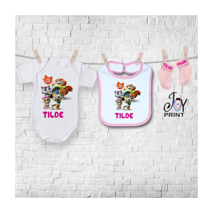 Set baby personalizzato 44 Gatti