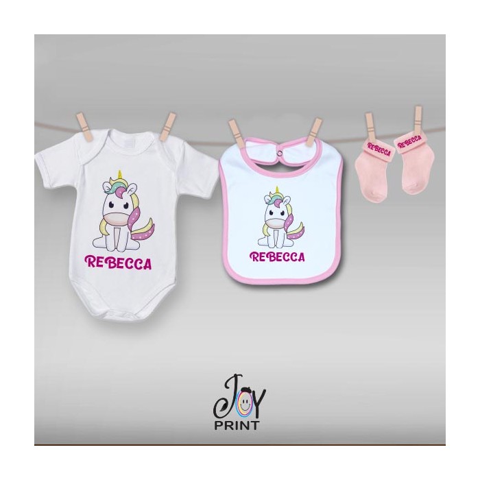 Set baby personalizzato Unicorn 2
