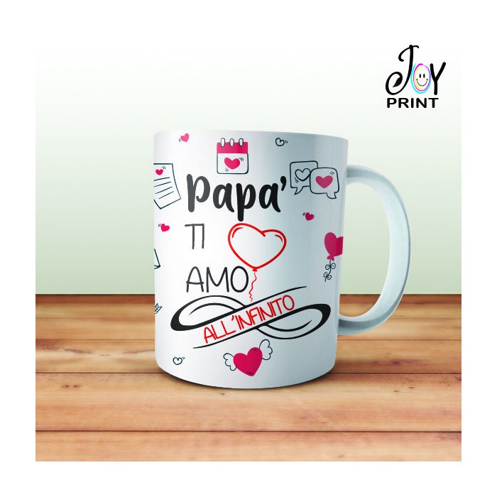 Tazza Festa del Papà Amore Infinito - Idea Regalo