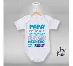 Body festa del papà Preferito - idea regalo