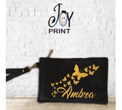 Pochette donna festa della mamma Butterfly personalizzata con nome