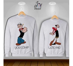 Coppia di felpe Popeye