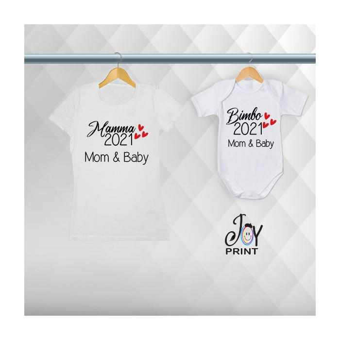 Coordinato T-shirt Personalizzato Festa Della Mamma Rinascita