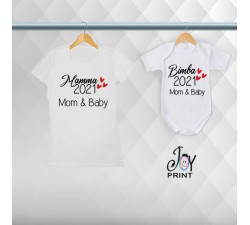 Coordinato T-shirt Personalizzato Festa Della Mamma Rinascita