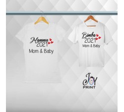 Coordinato T-shirt Personalizzato Festa Della Mamma Rinascita