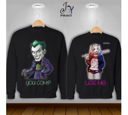 Coppia di felpe joker color