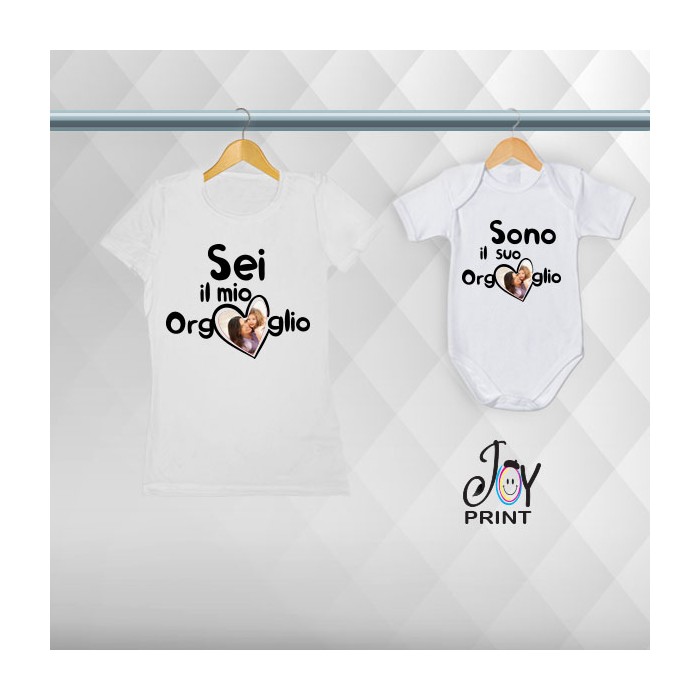 Coordinato T-shirt Personalizzato Festa Della Mamma Orgoglio