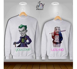 Coppia di felpe Joker