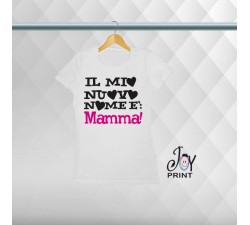 T shirt Festa della Mamma Nuovo Nome